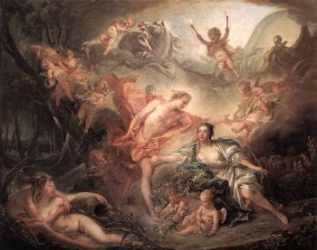 Francois Boucher : Apollo Revealing his Divinity to the Shepherdess